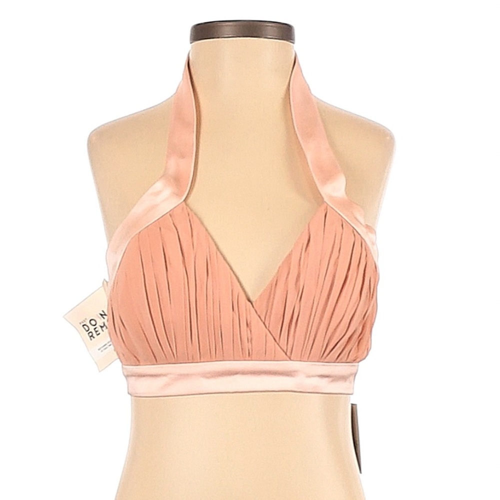 NWT Fame and Partners Plunge Halter Crop - Size 0